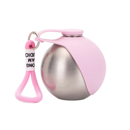Portable Pet Water Bottle with Foldable Bowl