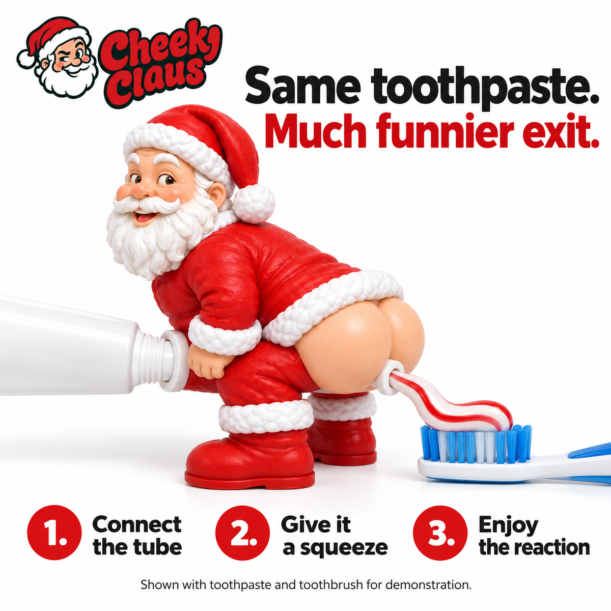 Santa Toothpaste Attachment