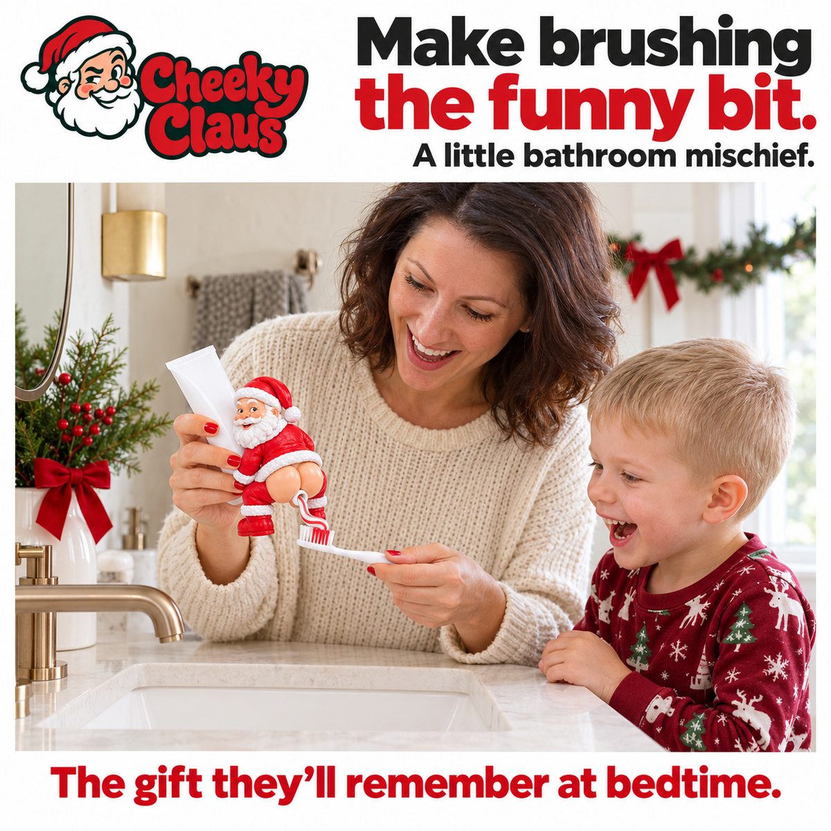 Santa Toothpaste Attachment